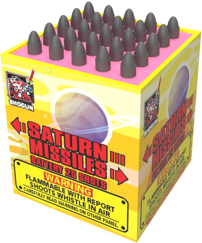 Saturn Missile Battery 25 Shots (Plastic Mould)